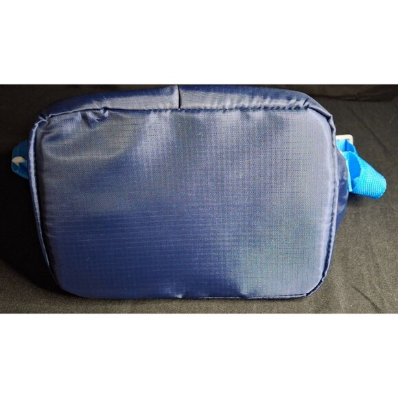 NEW Lowe's Insulated Lunch Bag Blue Logo Zipper Adjustable Strap - Picture 6 of 6